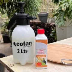 Pulverizador de 2 litros y jabón potásico, el mejor insecticida casero que existe para cuidar tus plantas.