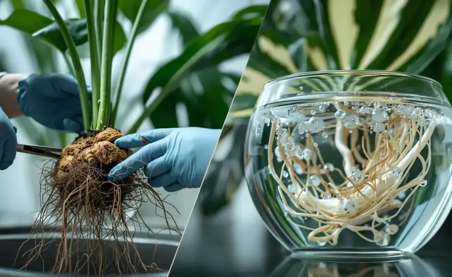 Monstera con raíces podridas - cómo salvarla y evitar recaídas