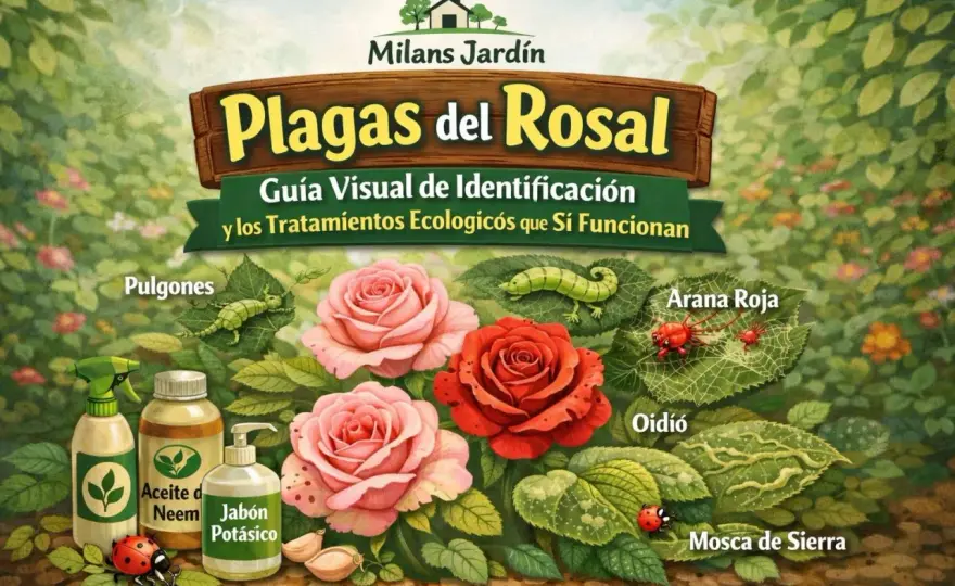 Hojas de rosal comidas - cómo identificar la causa